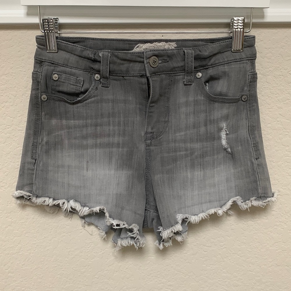 Altar’d State Denim Distressed Shorts